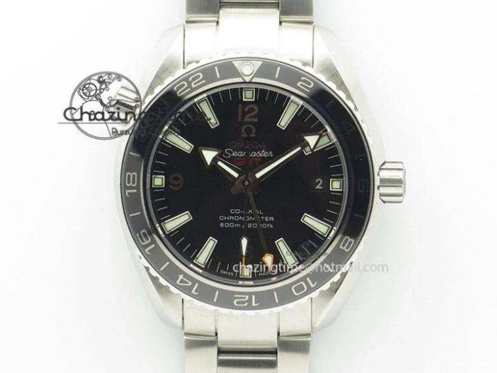 0508 Planet Ocean Pro 45mm OMF 1:1 Best Edition Orange Marker On SS Bracelet A8500 (Black Balance Wheel) Durable 8141